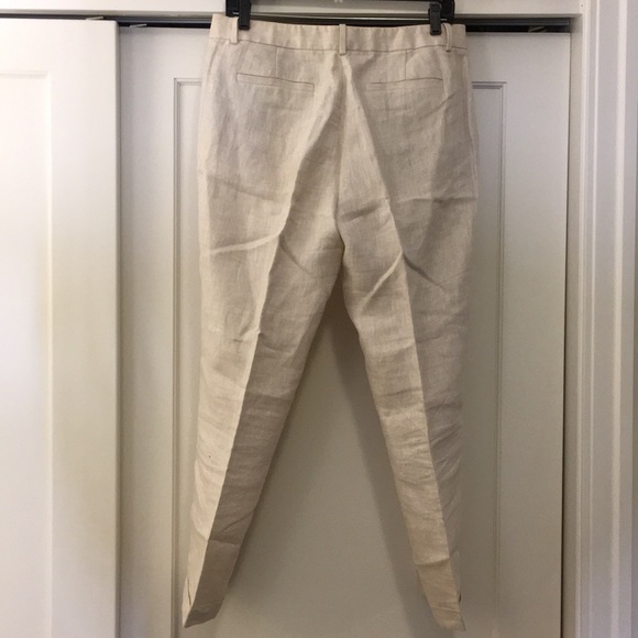 J. Crew Beige Linen Pant (pls forgive wrinkles!) - Picture 3 of 3